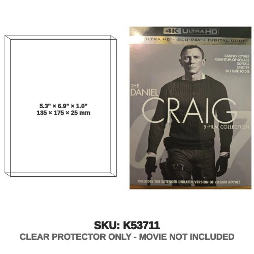 James Bond Daniel Craig Five Film Collection 4K UHD