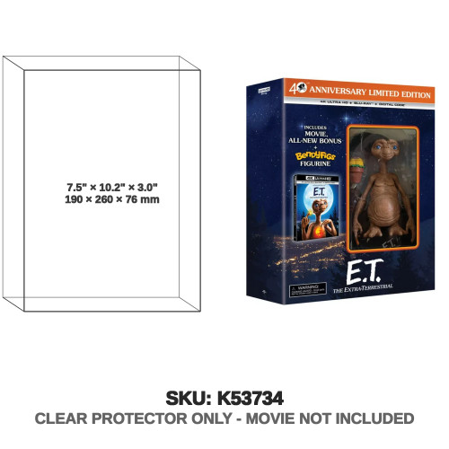 Universal E.T. the Extra-Terrestrial 4K UHD 40th Anniversary with Figure