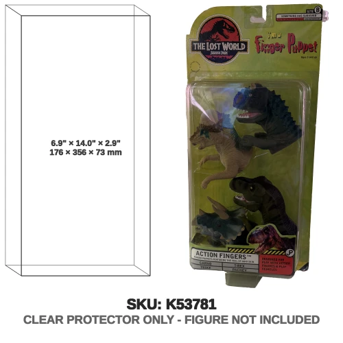 ReSaurus The Lost World Jurassic Park Action Fingers 4 Pack