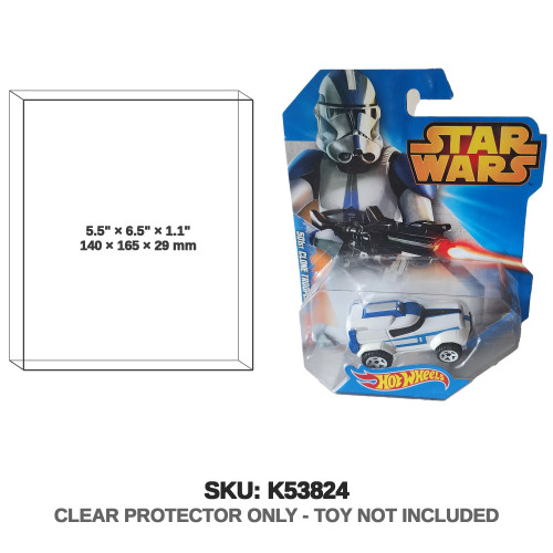 Mattel Hot Wheels Star Wars 501st Clone Trooper Die Cast Vehicle