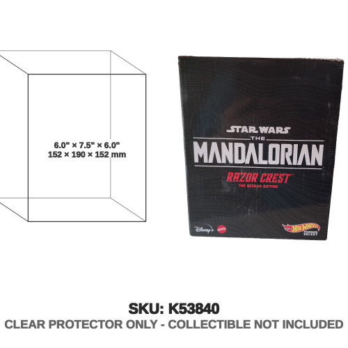 Mattel Hot Wheels Star Wars The Mandalorian Razor Crest Beskar Edition SDCC Die Cast Vehicle