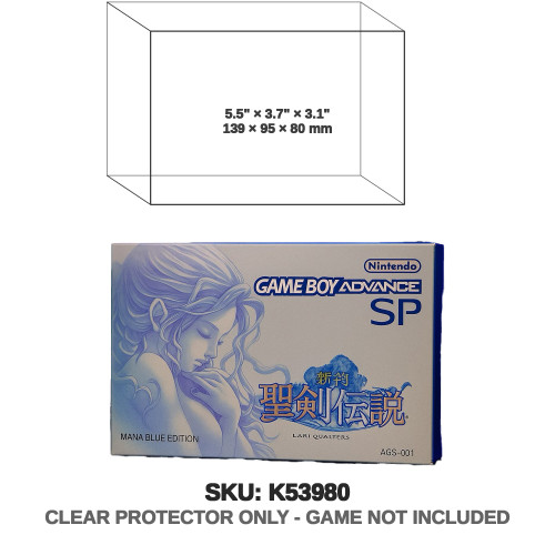 Nintendo Mana Game Boy Advance SP Mana Blue Edition