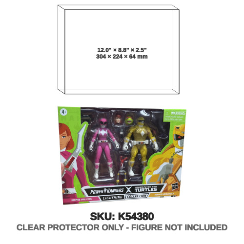 Morphed April & Michelangelo Power Rangers x TMNT Lightning Collection Figure