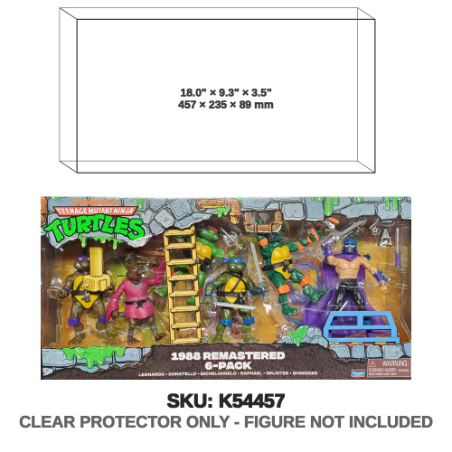 NECA Teenage Mutant Ninja Turtles 1988 Remastered 6 Pack