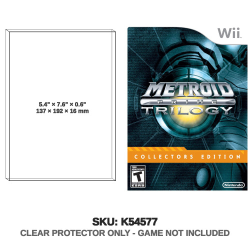 Nintendo Metroid Prime Trilogy Wii Steelbook Collectors Edition