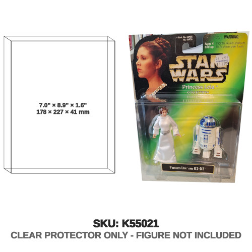 Kenner Star Wars Power of the Force Princess Leia and R2 D2 Figure