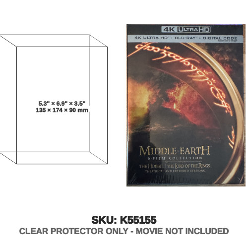 Warner Bros Lord of the Rings Middle Earth 6 Film Collection 4K Ultra HD