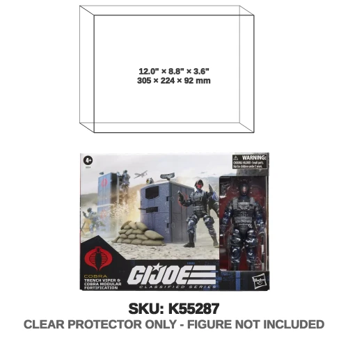 Hasbro G.I. Joe Classified Series 151 Trench Viper Cobra Modular Fortification