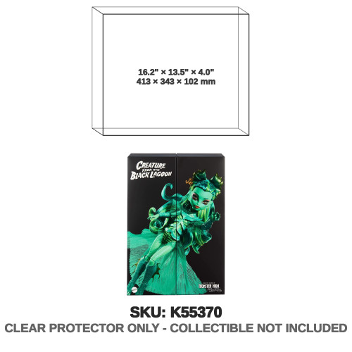 Monster High Skullector Series Creature From The Black Lagoon Doll - Box slid open to reveal doll while inside protector