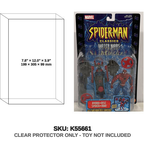 Spider-man Classics Water Wars Hydro-Disc Spider-man with Twin Aqua Disc Launcher