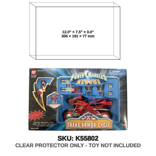 Bandai Power Rangers Lightspeed Rescue Red Trans Armor Cycle