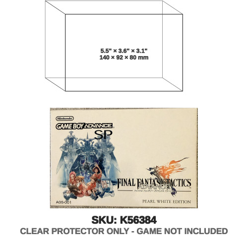 Final Fantasy Tactics Advance Game Boy Advance SP Pearl White Edition