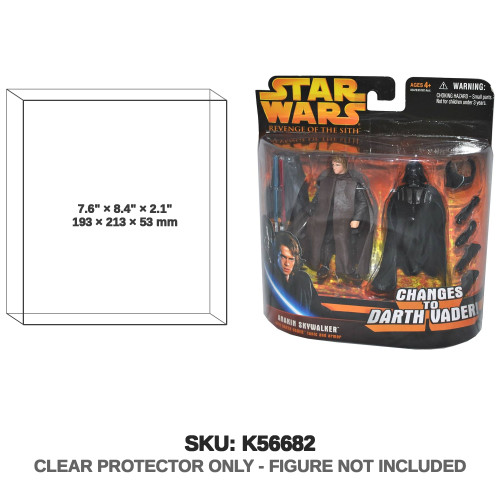 Hasbro Star Wars The Saga Collection Anakin Skywalker Changes to Darth Vader