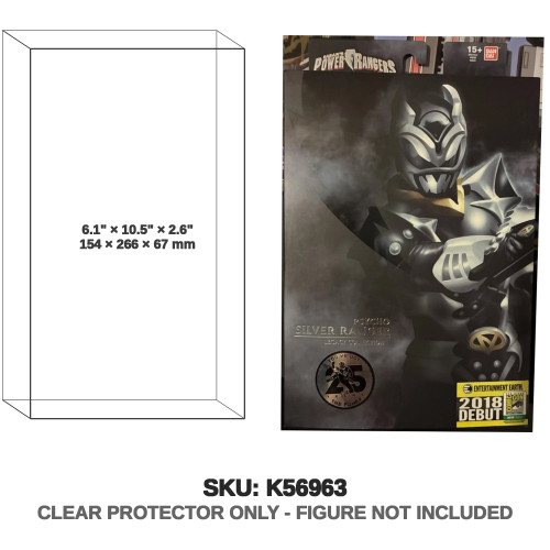 SDCC 2018 Exclusive Power Rangers Psycho Silver