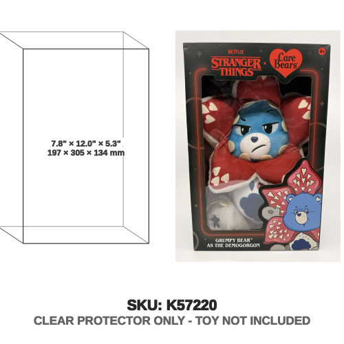 Grumpy Bear as Demogorgon Stranger Things Care Bears Plush