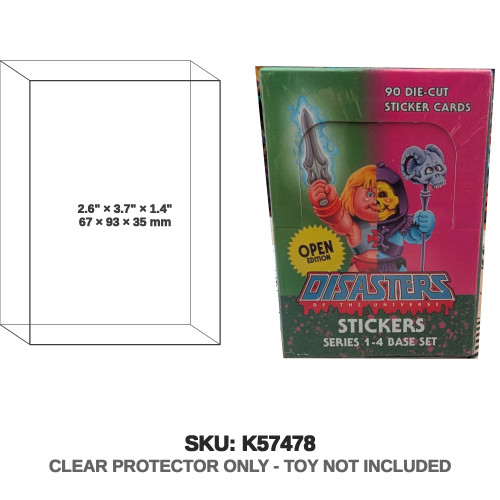Disasters of the Universe 1-4 Base Set Stickers