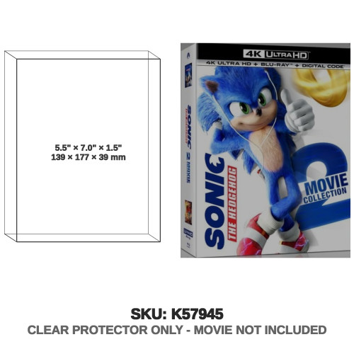 Sonic the Hedgehog 2-Movie Collection Blu-ray