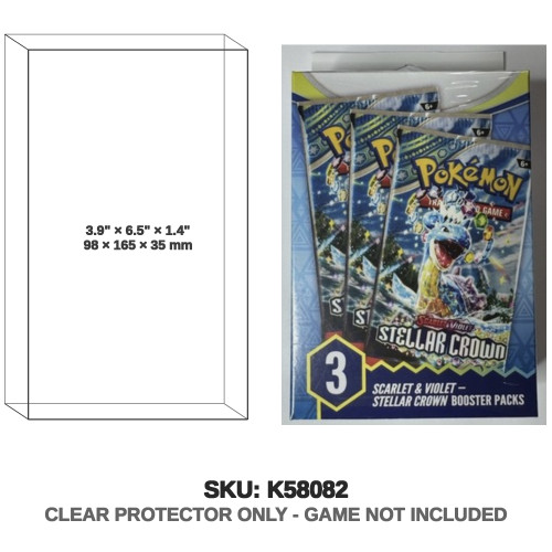 Pokemon 3 Booster Pack Box