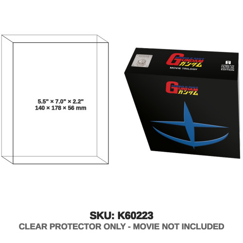 Gundam Movie Trilogy 4k Region B Blu Ray