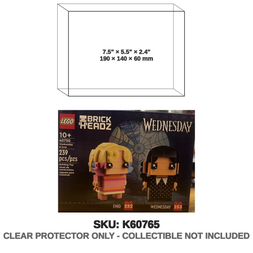 LEGO Wednesday and Enid Addams Family BrickHeadz