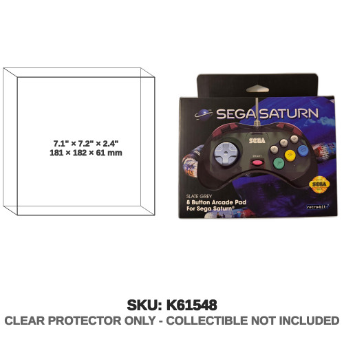 Retro-Bit Sega Saturn 8 Button Arcade Pad Controller