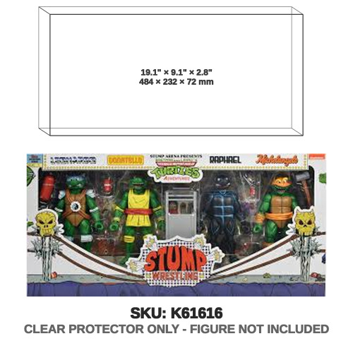 NECA Teenage Mutant Ninja Turtles Stump Wrestling Playset