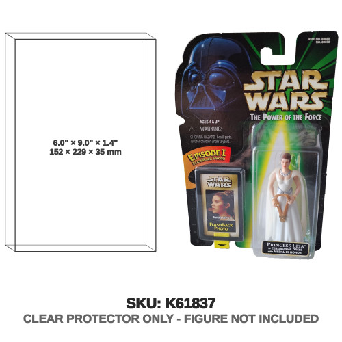 Princess Leia Ceremonial Dress Flashback Star Wars Power of the Force Figure