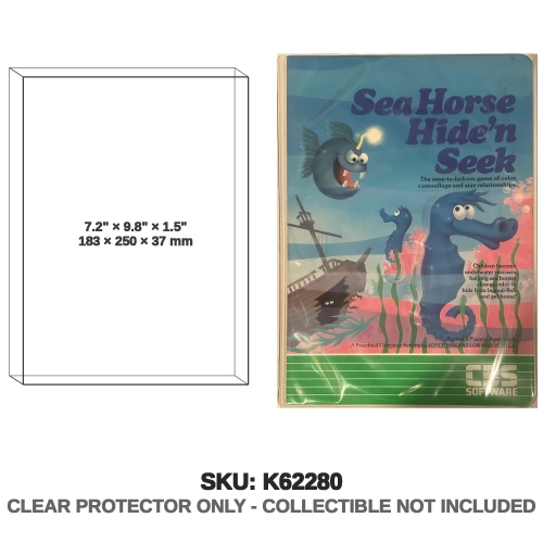 CBS Software Sea Horse Hide N Seek Atari 800