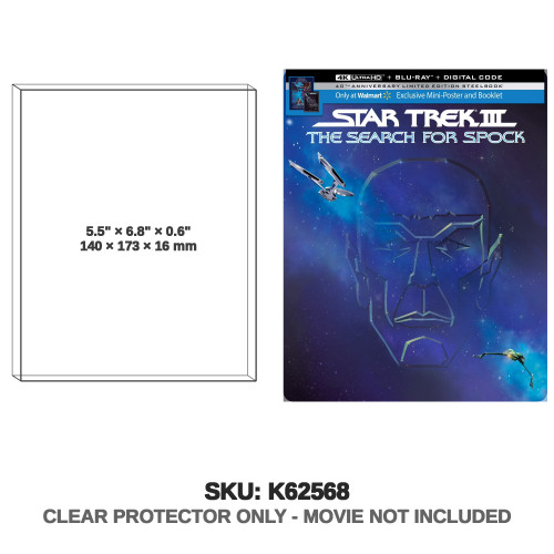 Paramount Star Trek III The Search For Spock 4K UHD 40th Anniversary Blu-Ray Steelbook