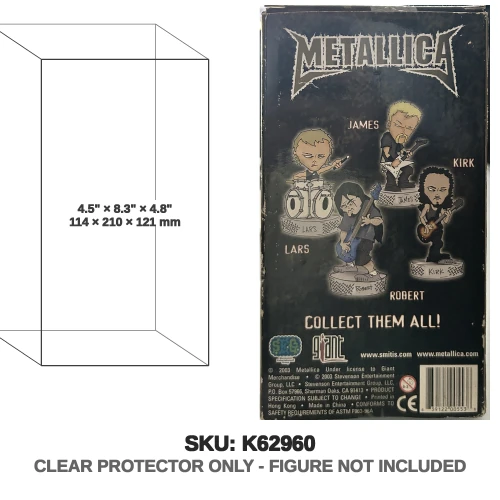 Seg Metallica Bobbleheads (rob, James, & Kirk)