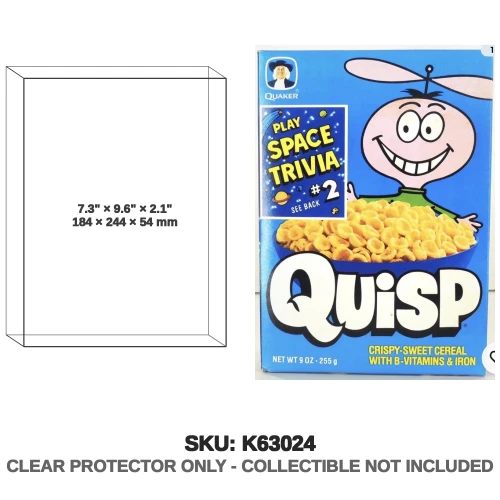 Quaker Oats Quisp 2005 Cereal Box