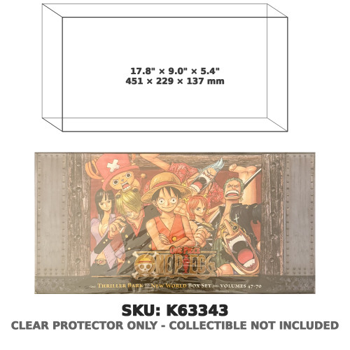 One Piece Box Set 3 Thriller Bark to New World Volumes 47-70