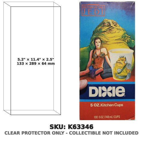Return of the Jedi Jabba's Palace Dixie Cups Box