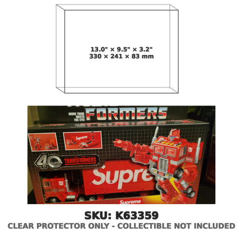 Optimus Prime Transformers x Supreme 40th Anniversary Figure