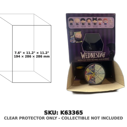 Wednesday Addams Collectible Plush Blind Box Display