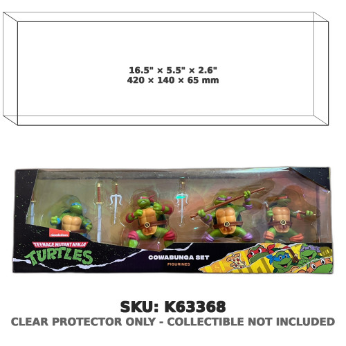 TMNT Cowabunga Set Classic Cartoon 4-Pack Figures
