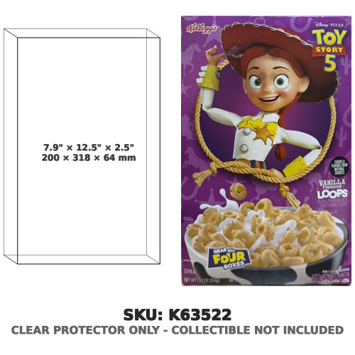 Jessie Toy Story 5 Vanilla Loops Cereal Box