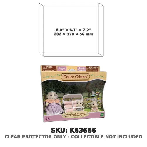 Patty and Paden's Double Stroller Set Calico Critters