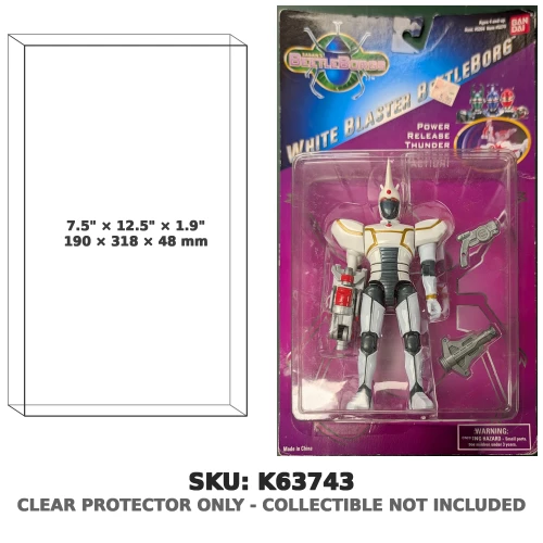 White Blaster Beetleborg Figure
