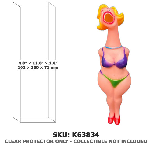 Screaming Bikini Lady Rubber Figure