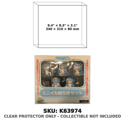 Mini Ika Musume Squid Girl Nendoroid Petit 5-Pack Figure Set