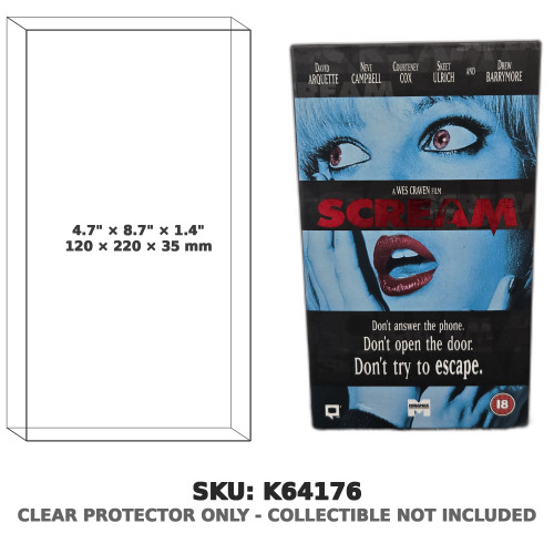Scream Limited Edition UK Cardboard Box VHS