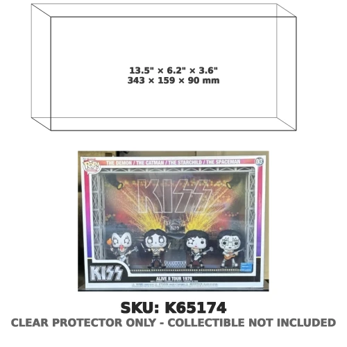 KISS Alive II Tour 1978 Funko Pop! Moment Deluxe Walmart Exclusive