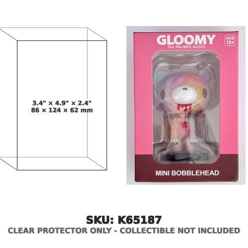 Gloomy the Naughty Grizzly Mini Bobblehead