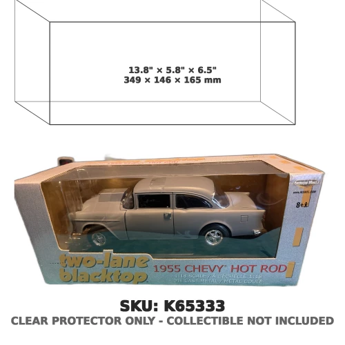 1955 Chevy Hot Rod Two-Lane Blacktop 1:18 Diecast