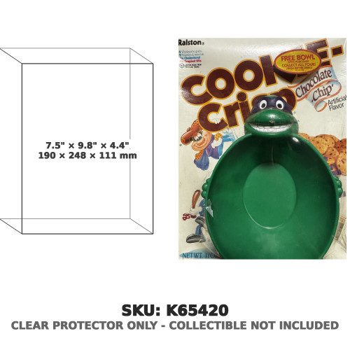 Cookie Crisp Teenage Mutant Ninja Turtles Cereal Box with Bowl