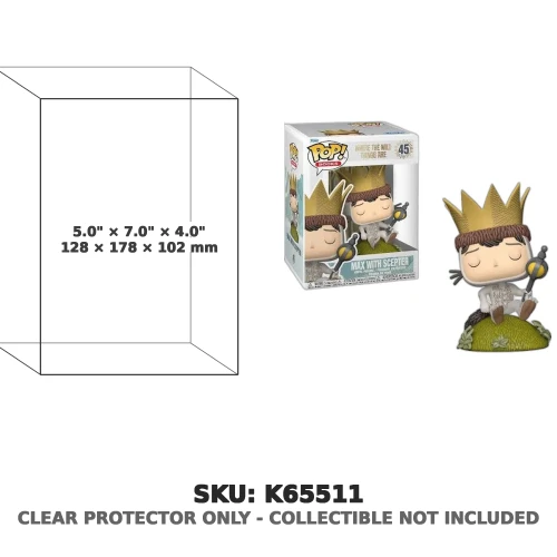 Max with Scepter Where the Wild Things Are Pop! Figure 45