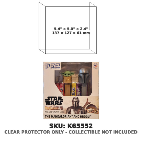 Mandalorian and Grogu Star Wars PEZ Dispenser Set