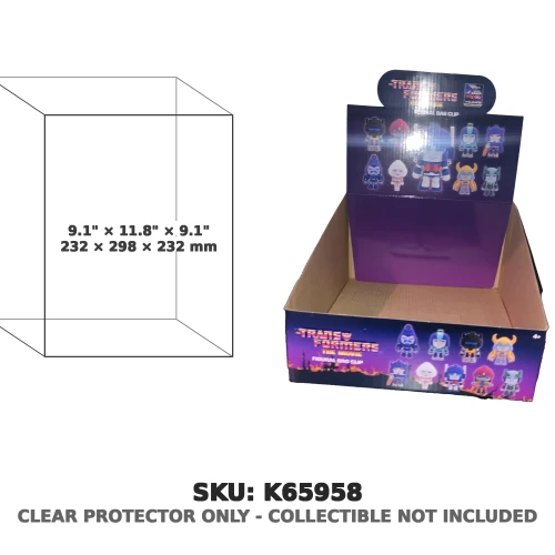 Transformers The Movie Figural Bag Clip Display Box