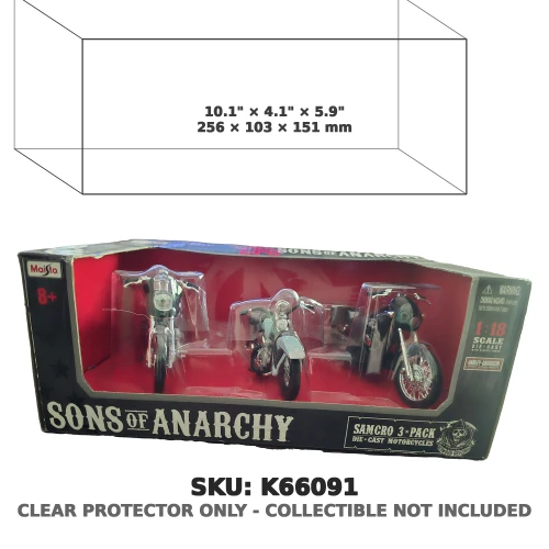 SAMCRO 3-Pack Sons of Anarchy 1:18 Die-Cast Motorcycles